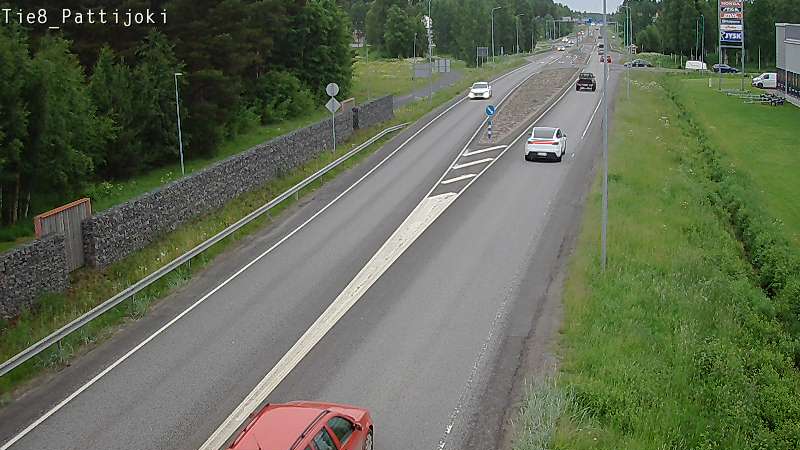 Kelikamerat Kuva Tie 8 Raahe, Pattijoki, Raahe, Pohjois-Pohjanmaa