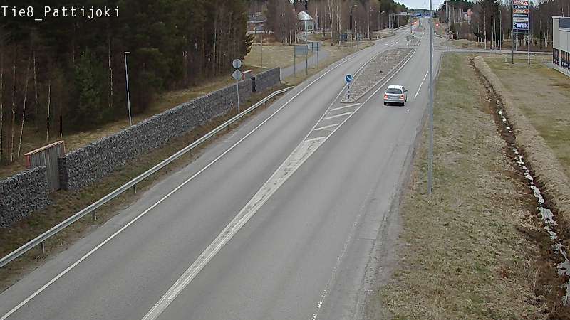Weather Camera Image Väg 8 Raahe, Pattijoki, Raahe, Pohjois-Pohjanmaa