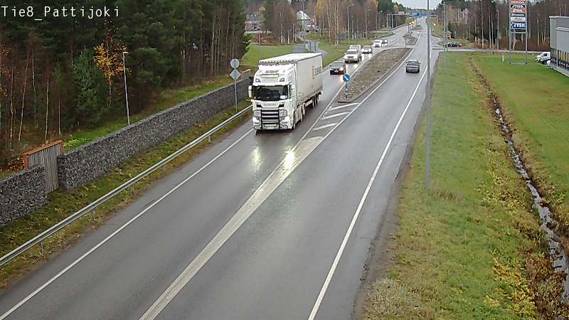 Kelikamerat Kuva Tie 8 Raahe, Pattijoki, Raahe, Pohjois-Pohjanmaa