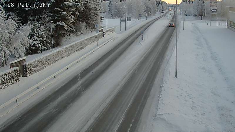 Weather Camera Image Road 8 Raahe, Pattijoki, Raahe, Pohjois-Pohjanmaa