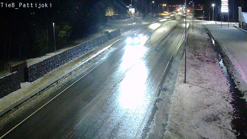 Weather Camera Image Väg 8 Raahe, Pattijoki, Raahe, Pohjois-Pohjanmaa