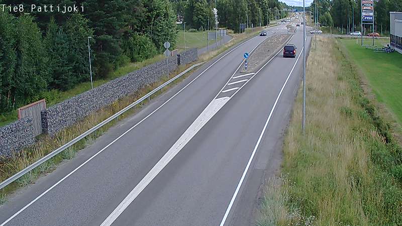 Weather Camera Image Väg 8 Raahe, Pattijoki, Raahe, Pohjois-Pohjanmaa