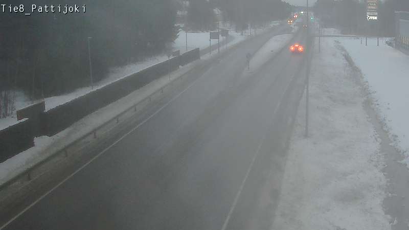 Weather Camera Image Road 8 Raahe, Pattijoki, Raahe, Pohjois-Pohjanmaa