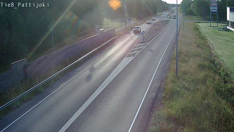 Weather Camera Image Road 8 Raahe, Pattijoki, Raahe, Pohjois-Pohjanmaa
