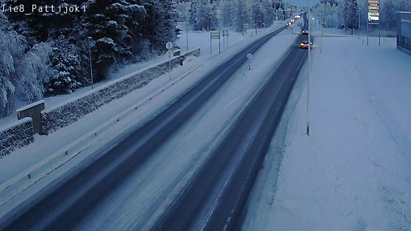 Weather Camera Image Road 8 Raahe, Pattijoki, Raahe, Pohjois-Pohjanmaa