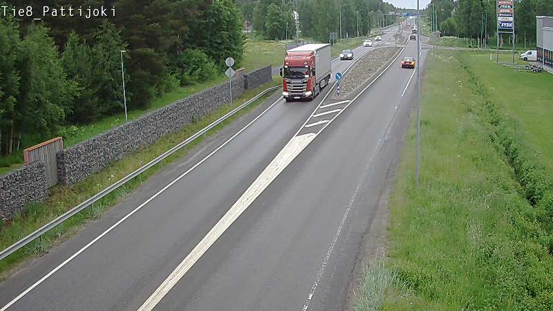 Kelikamerat Kuva Tie 8 Raahe, Pattijoki, Raahe, Pohjois-Pohjanmaa