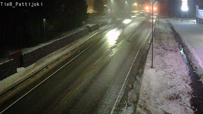 Weather Camera Image Väg 8 Raahe, Pattijoki, Raahe, Pohjois-Pohjanmaa