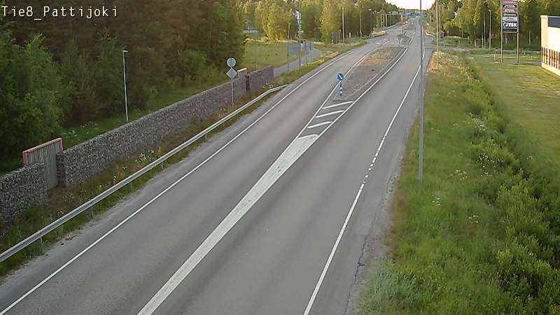 Weather Camera Image Road 8 Raahe, Pattijoki, Raahe, Pohjois-Pohjanmaa