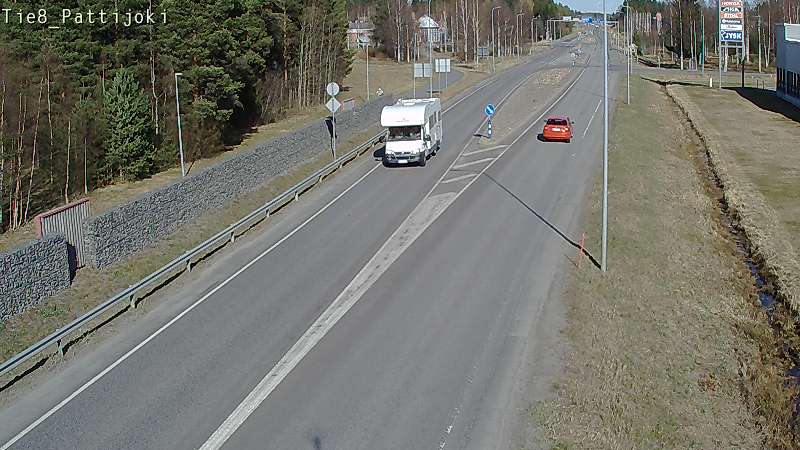 Kelikamerat Kuva Tie 8 Raahe, Pattijoki, Raahe, Pohjois-Pohjanmaa