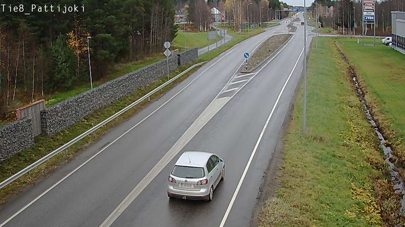 Weather Camera Image Väg 8 Raahe, Pattijoki, Raahe, Pohjois-Pohjanmaa