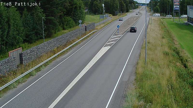 Weather Camera Image Väg 8 Raahe, Pattijoki, Raahe, Pohjois-Pohjanmaa