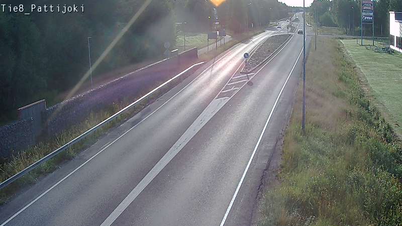 Weather Camera Image Road 8 Raahe, Pattijoki, Raahe, Pohjois-Pohjanmaa