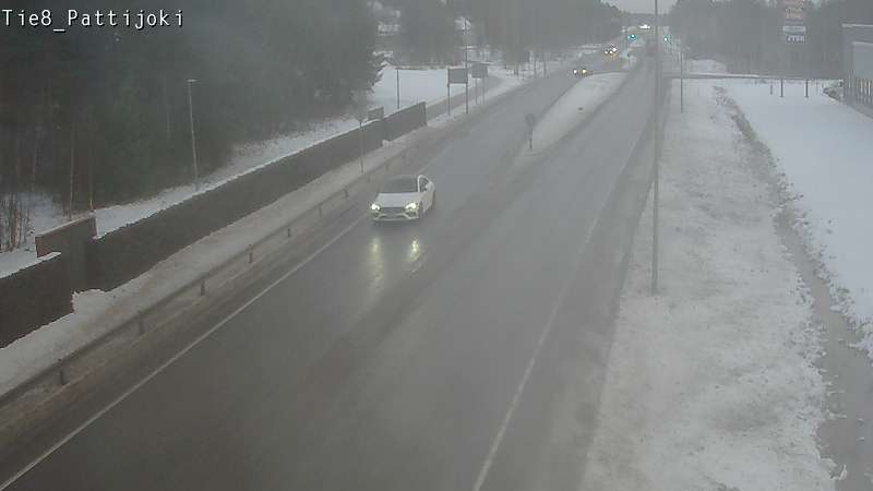 Weather Camera Image Road 8 Raahe, Pattijoki, Raahe, Pohjois-Pohjanmaa