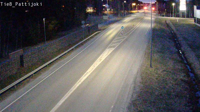 Weather Camera Image Väg 8 Raahe, Pattijoki, Raahe, Pohjois-Pohjanmaa