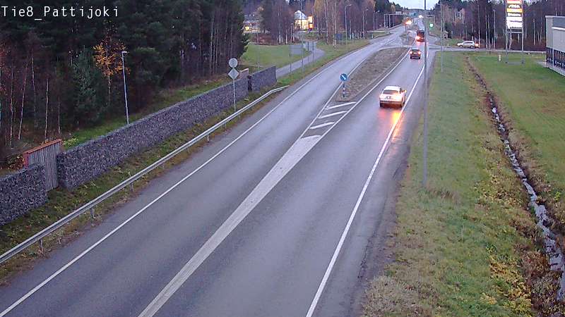 Weather Camera Image Road 8 Raahe, Pattijoki, Raahe, Pohjois-Pohjanmaa