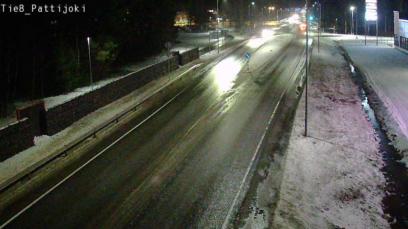 Weather Camera Image Väg 8 Raahe, Pattijoki, Raahe, Pohjois-Pohjanmaa