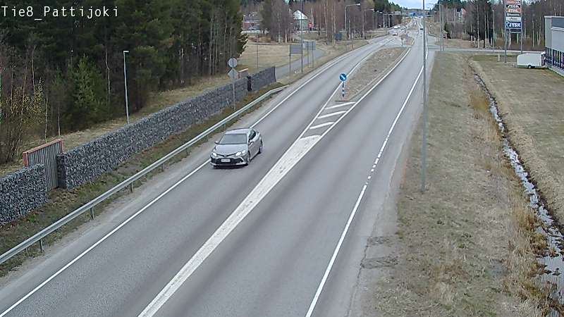 Weather Camera Image Road 8 Raahe, Pattijoki, Raahe, Pohjois-Pohjanmaa