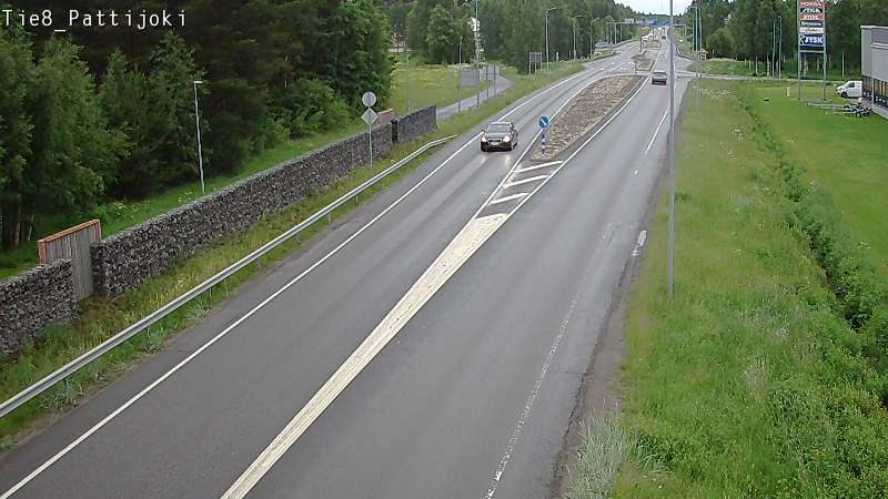 Weather Camera Image Road 8 Raahe, Pattijoki, Raahe, Pohjois-Pohjanmaa