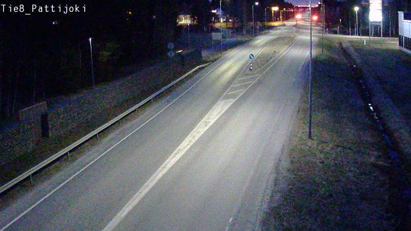 Weather Camera Image Väg 8 Raahe, Pattijoki, Raahe, Pohjois-Pohjanmaa