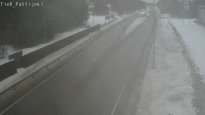Weather Camera Image Road 8 Raahe, Pattijoki, Raahe, Pohjois-Pohjanmaa