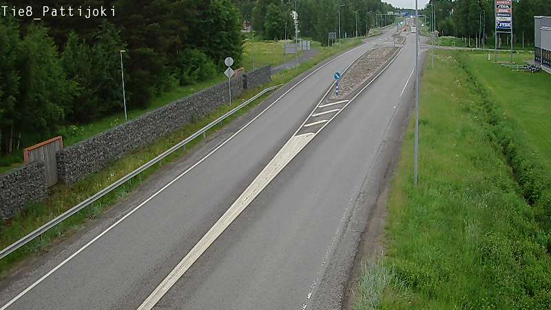 Kelikamerat Kuva Tie 8 Raahe, Pattijoki, Raahe, Pohjois-Pohjanmaa