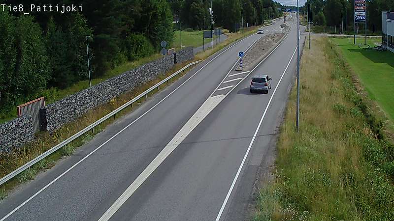 Weather Camera Image Road 8 Raahe, Pattijoki, Raahe, Pohjois-Pohjanmaa