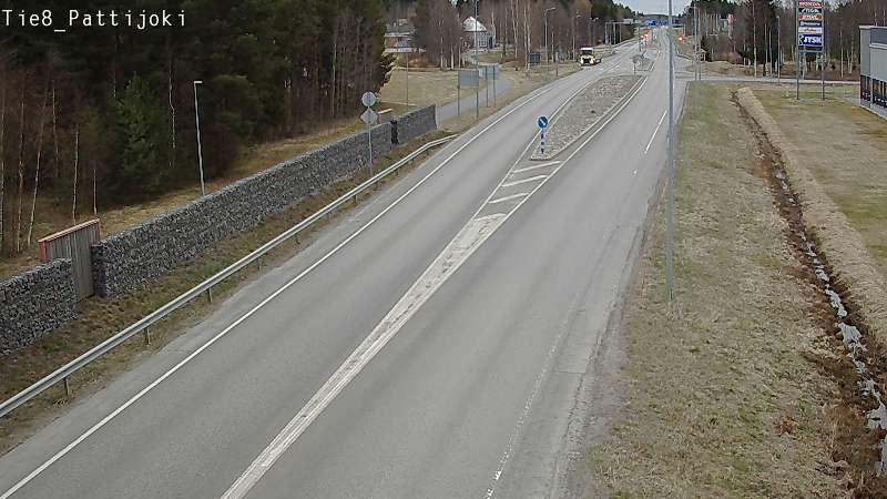 Weather Camera Image Väg 8 Raahe, Pattijoki, Raahe, Pohjois-Pohjanmaa