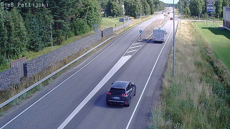Weather Camera Image Road 8 Raahe, Pattijoki, Raahe, Pohjois-Pohjanmaa