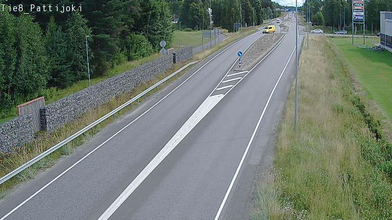 Weather Camera Image Road 8 Raahe, Pattijoki, Raahe, Pohjois-Pohjanmaa