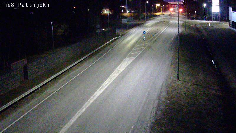 Weather Camera Image Väg 8 Raahe, Pattijoki, Raahe, Pohjois-Pohjanmaa