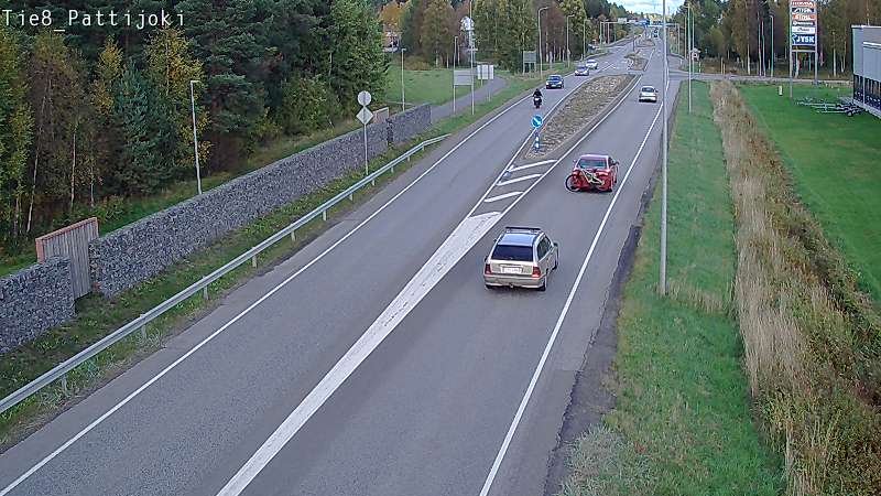 Kelikamerat Kuva Tie 8 Raahe, Pattijoki, Raahe, Pohjois-Pohjanmaa