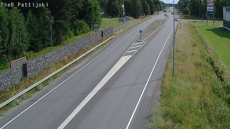 Weather Camera Image Road 8 Raahe, Pattijoki, Raahe, Pohjois-Pohjanmaa