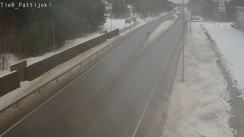 Weather Camera Image Road 8 Raahe, Pattijoki, Raahe, Pohjois-Pohjanmaa