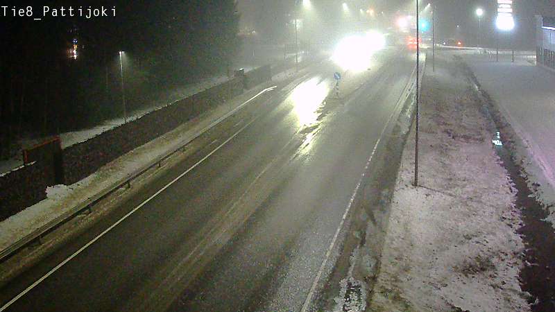 Weather Camera Image Väg 8 Raahe, Pattijoki, Raahe, Pohjois-Pohjanmaa