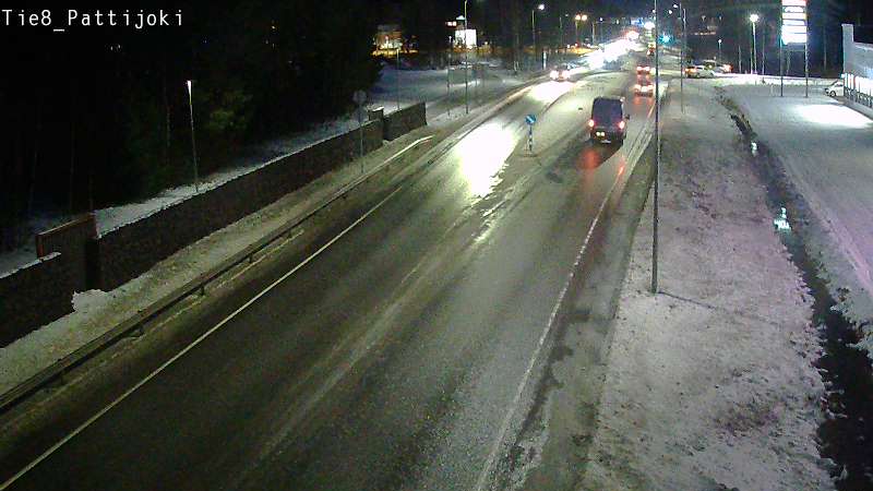 Weather Camera Image Väg 8 Raahe, Pattijoki, Raahe, Pohjois-Pohjanmaa