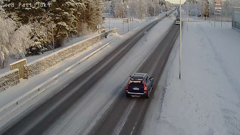 Weather Camera Image Road 8 Raahe, Pattijoki, Raahe, Pohjois-Pohjanmaa
