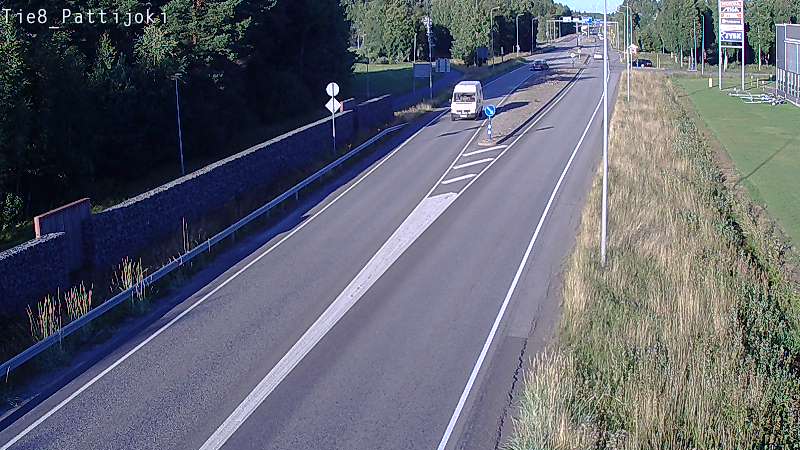 Weather Camera Image Road 8 Raahe, Pattijoki, Raahe, Pohjois-Pohjanmaa