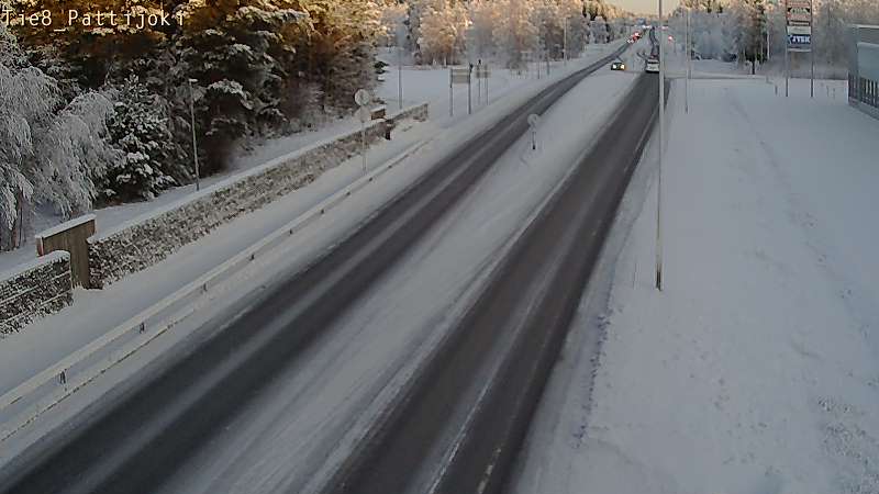 Weather Camera Image Road 8 Raahe, Pattijoki, Raahe, Pohjois-Pohjanmaa