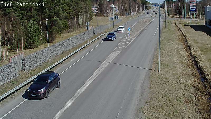 Kelikamerat Kuva Tie 8 Raahe, Pattijoki, Raahe, Pohjois-Pohjanmaa