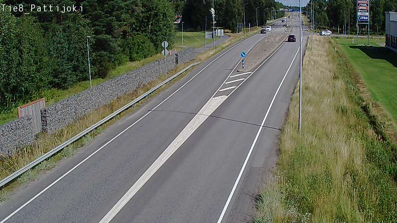 Weather Camera Image Road 8 Raahe, Pattijoki, Raahe, Pohjois-Pohjanmaa