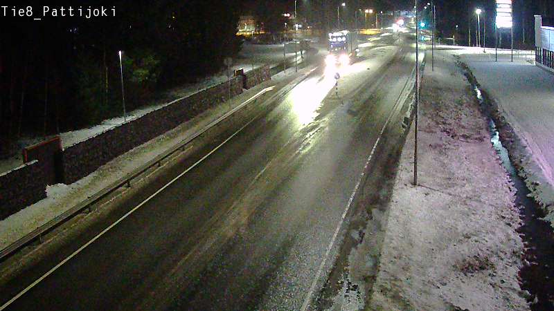 Weather Camera Image Väg 8 Raahe, Pattijoki, Raahe, Pohjois-Pohjanmaa