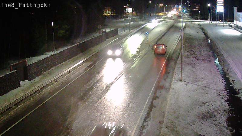 Weather Camera Image Väg 8 Raahe, Pattijoki, Raahe, Pohjois-Pohjanmaa