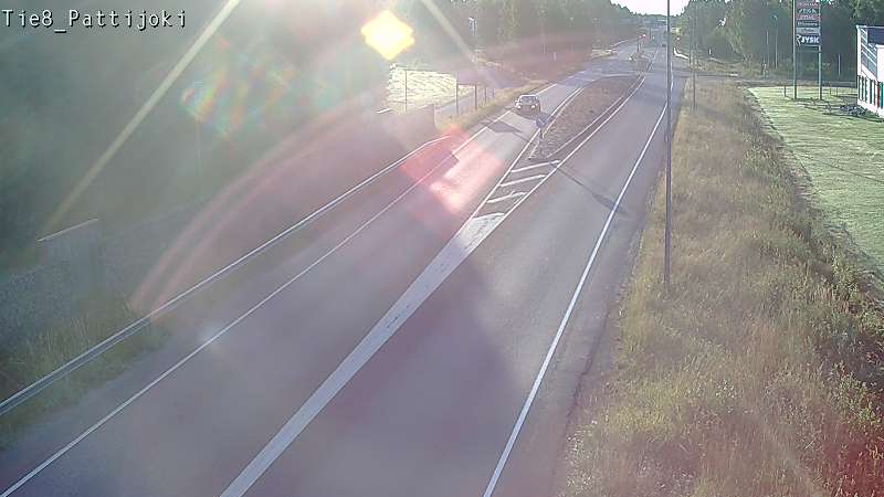 Weather Camera Image Road 8 Raahe, Pattijoki, Raahe, Pohjois-Pohjanmaa
