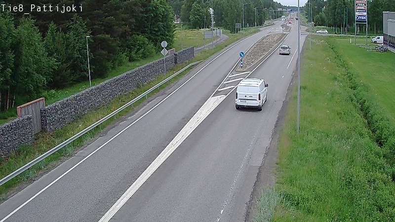 Kelikamerat Kuva Tie 8 Raahe, Pattijoki, Raahe, Pohjois-Pohjanmaa