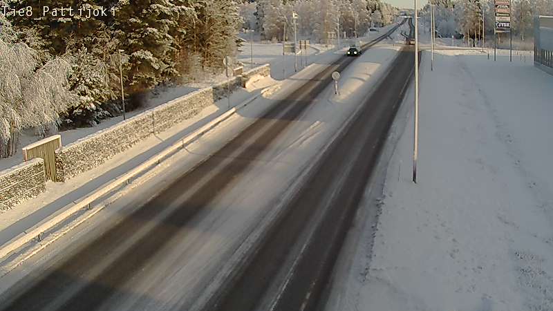 Weather Camera Image Road 8 Raahe, Pattijoki, Raahe, Pohjois-Pohjanmaa