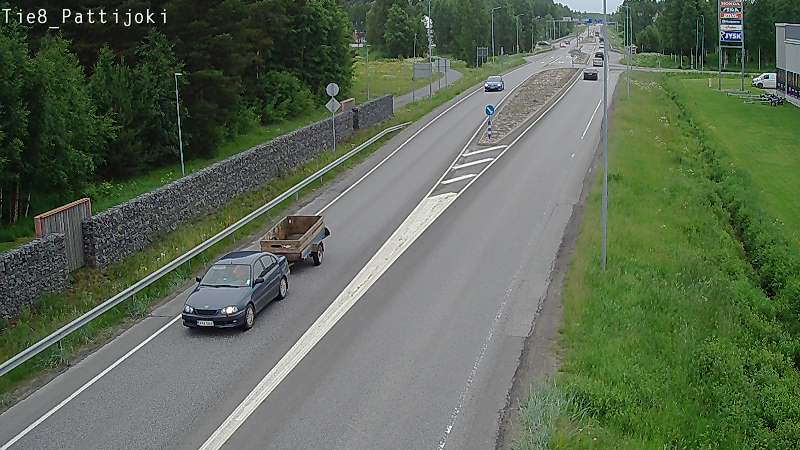 Kelikamerat Kuva Tie 8 Raahe, Pattijoki, Raahe, Pohjois-Pohjanmaa