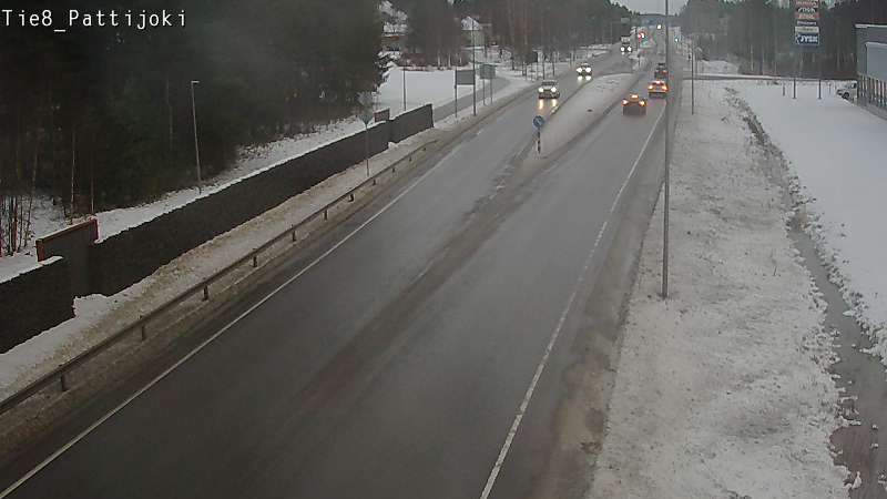 Weather Camera Image Väg 8 Raahe, Pattijoki, Raahe, Pohjois-Pohjanmaa