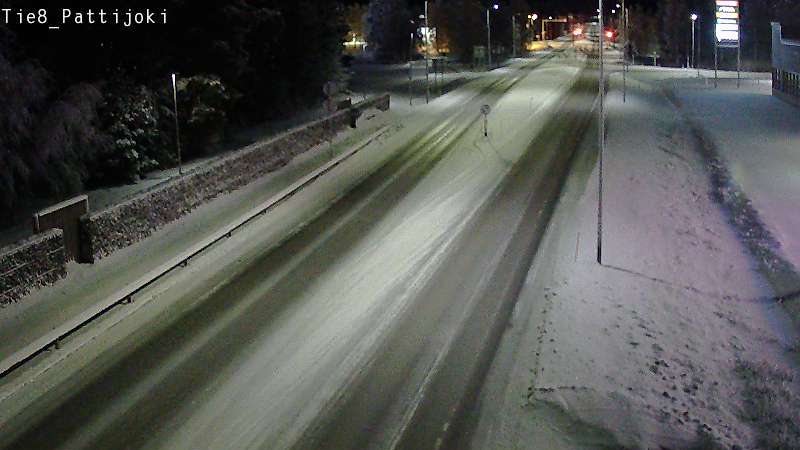 Weather Camera Image Road 8 Raahe, Pattijoki, Raahe, Pohjois-Pohjanmaa