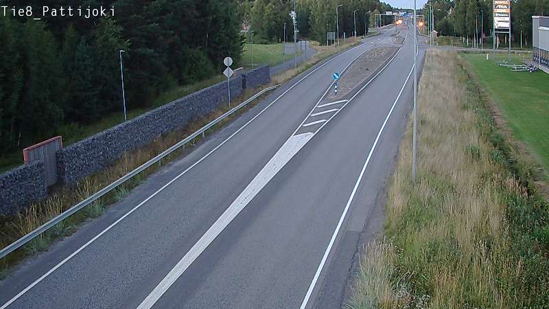 Weather Camera Image Road 8 Raahe, Pattijoki, Raahe, Pohjois-Pohjanmaa