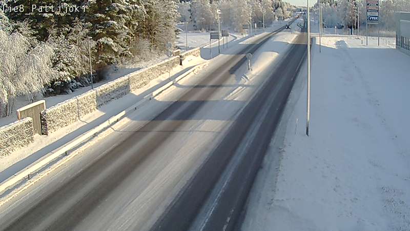 Weather Camera Image Road 8 Raahe, Pattijoki, Raahe, Pohjois-Pohjanmaa